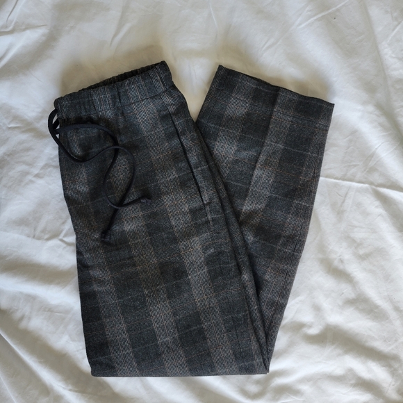 ❌SOLD❌BABATON | Jimmy pants, charcoal plaid, trouser joggers - Picture 4 of 6